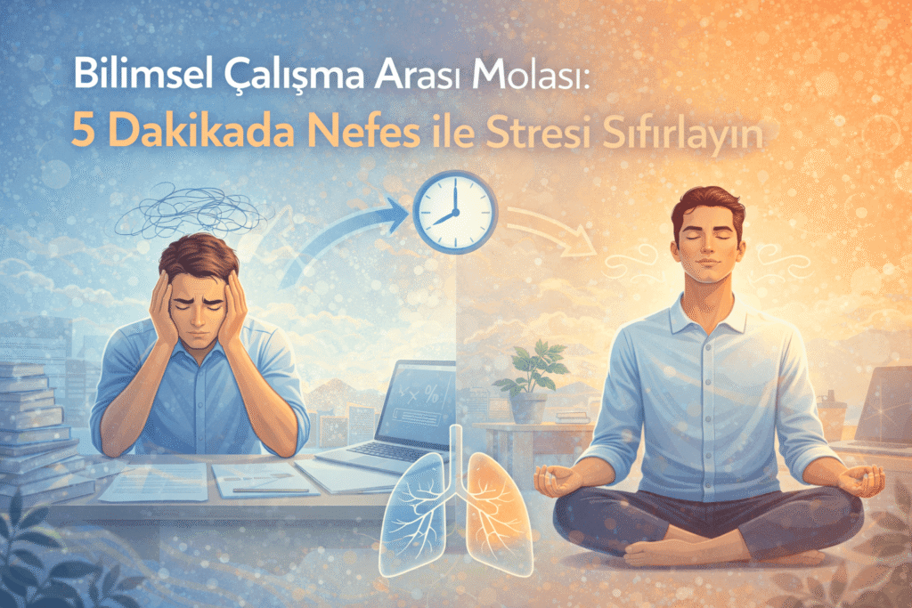 Bilimsel Çalışma Arası Molası: 5 Dakikada Nefes ile Stresi Sıfırlayın